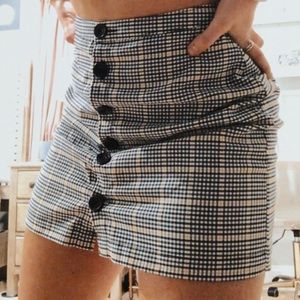 COPY - Blue and Yellow Plaid Skirt